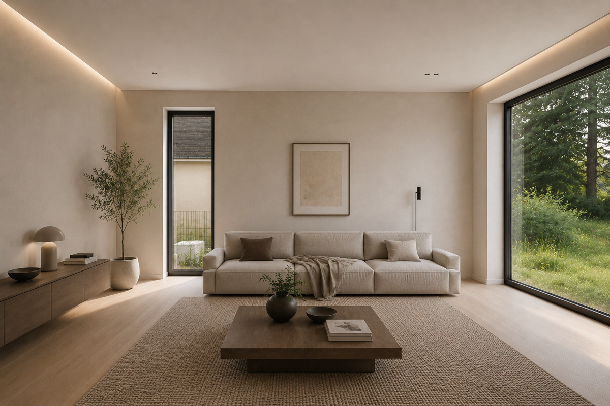 Beispielvisualisierung Wohnzimmer