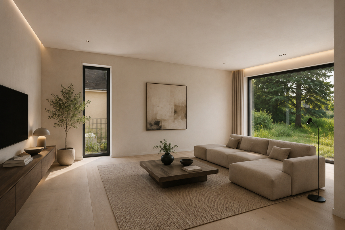 Beispielvisualisierung Wohnzimmer